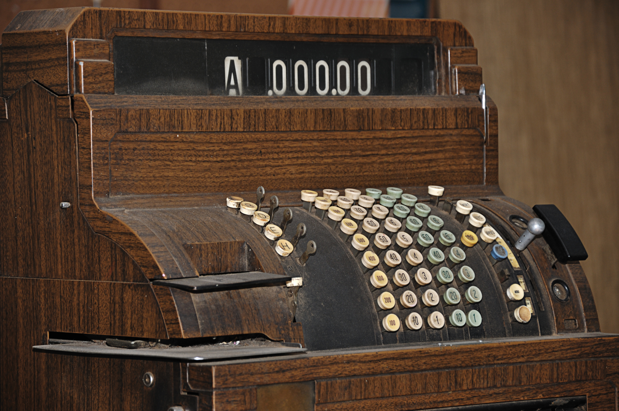 Old cash register