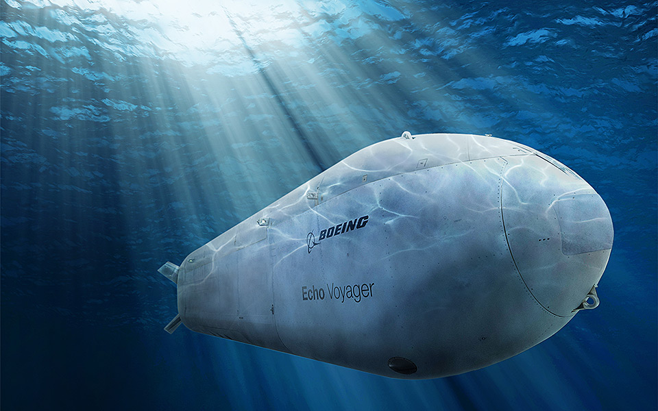 Artist rendering of Boeing's Echo Voyager.