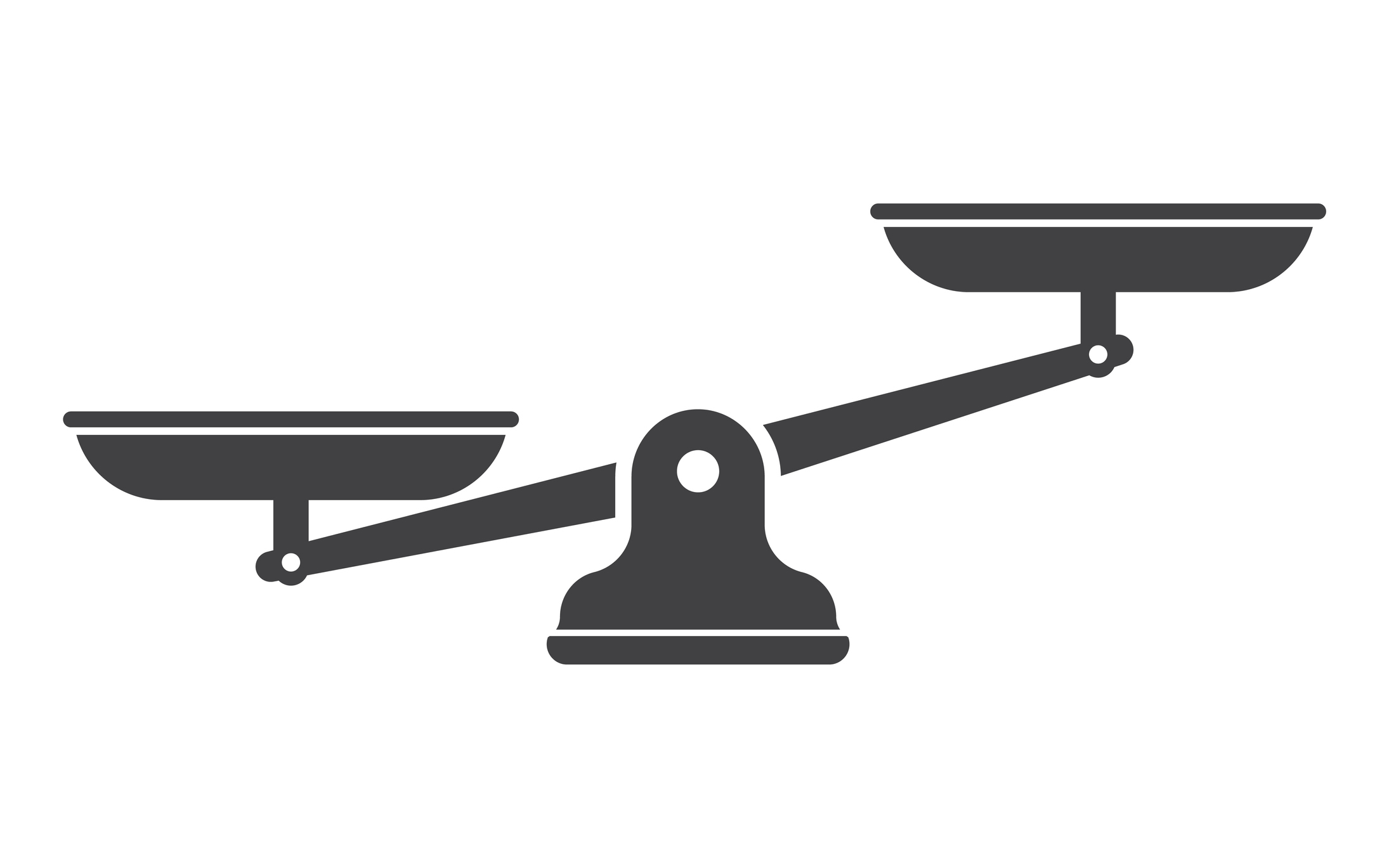 A measuring scale.