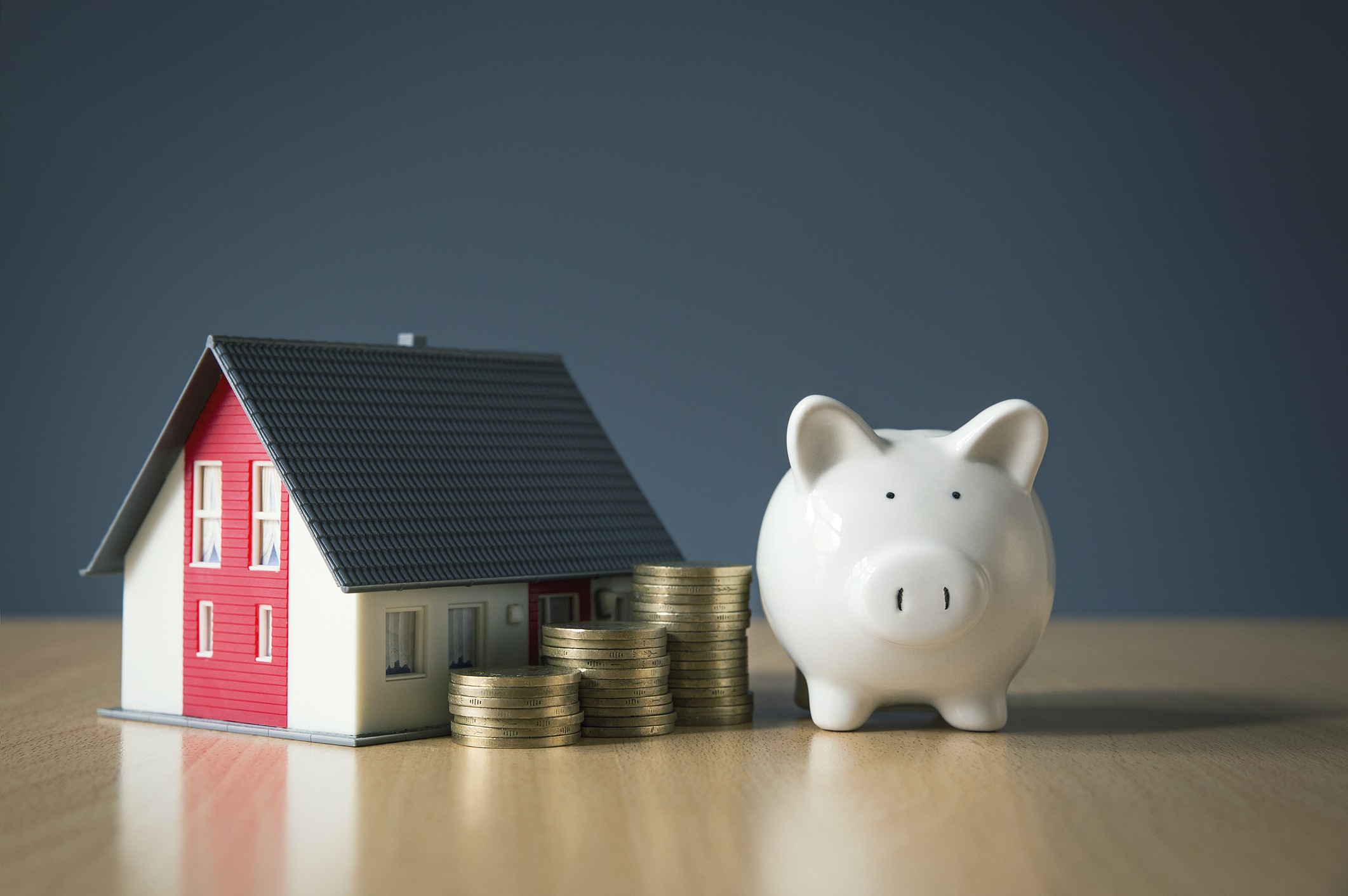 Piggy Bank with Coins