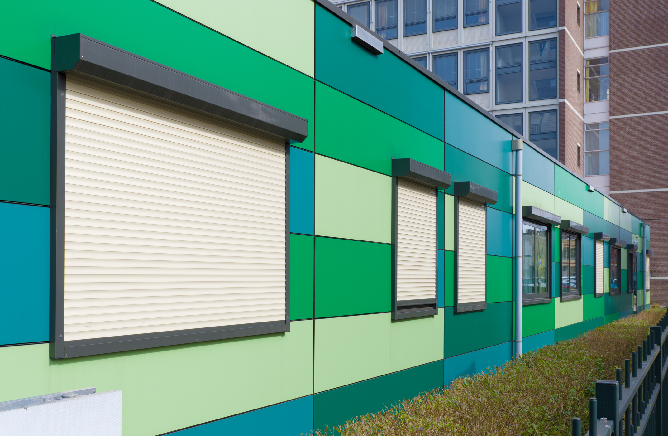 Modular Building in Green