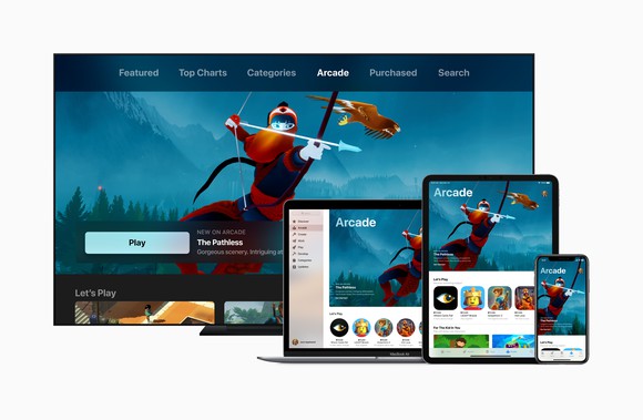 Apple Arcade on numerous devices