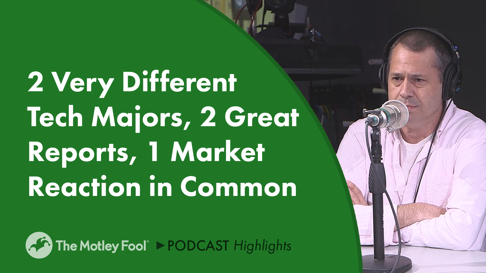 2 Very Different Tech Majors, 2 Great Reports, 1 Market Reaction in Common The Motley Fool