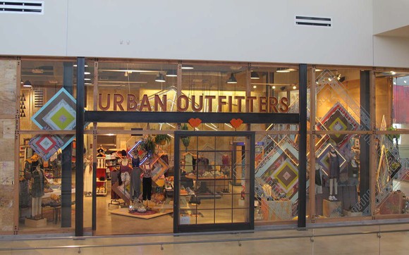 The front of an Urban Outfitters store