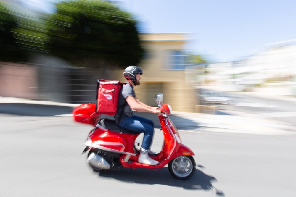 A DoorDash "Dasher".
