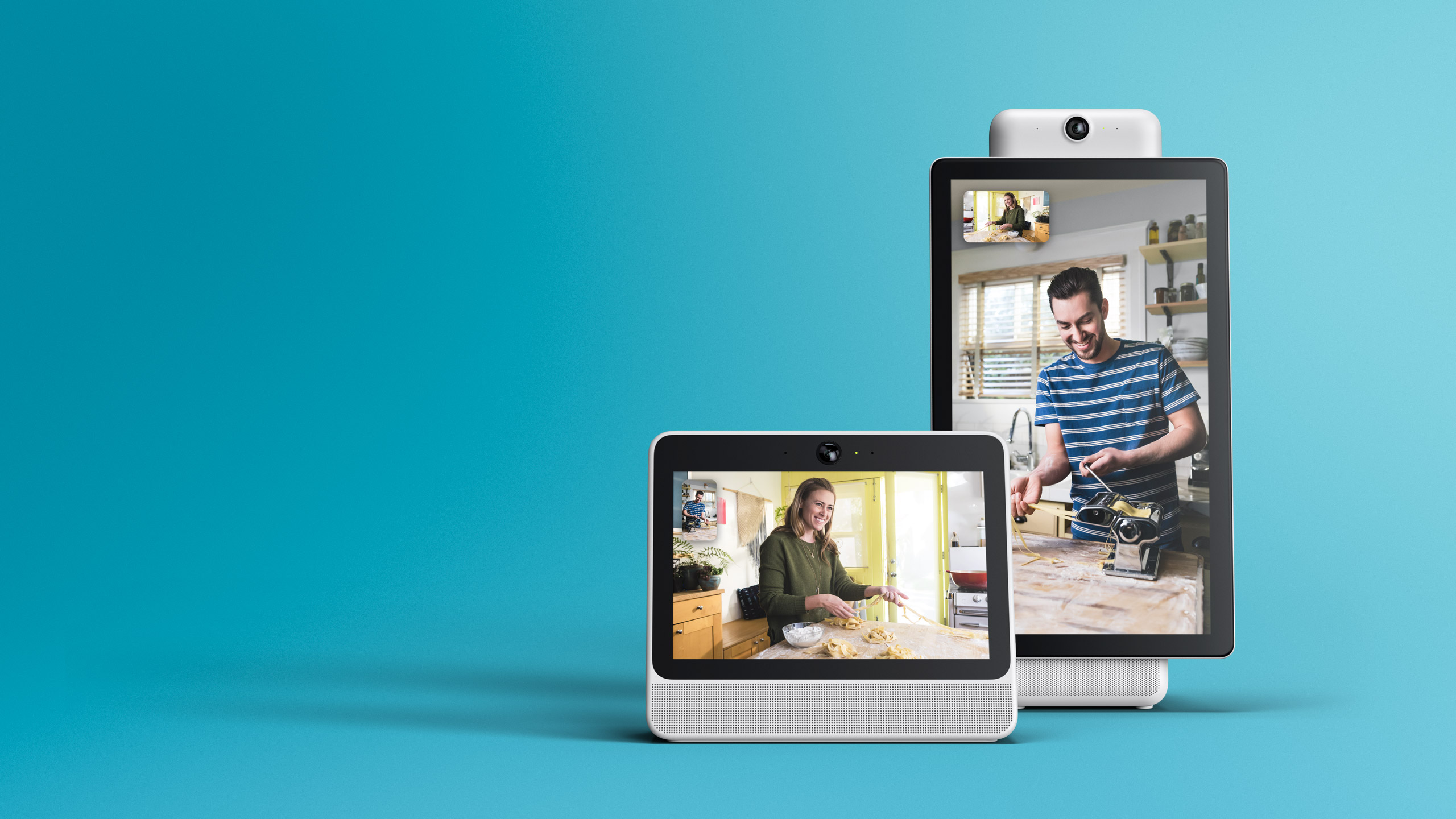 Facebook's Portal screens.