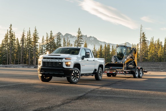 General Motors' 2020 Chevrolet Silverado towing equipment. 