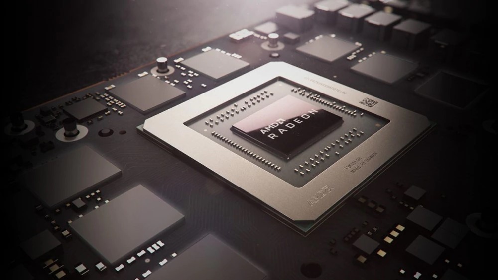 An AMD graphics chip.