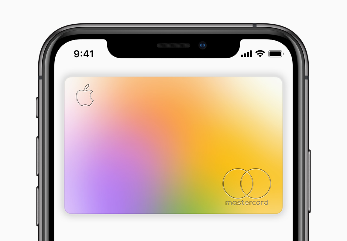 Apple Credit Card on an iPhone.