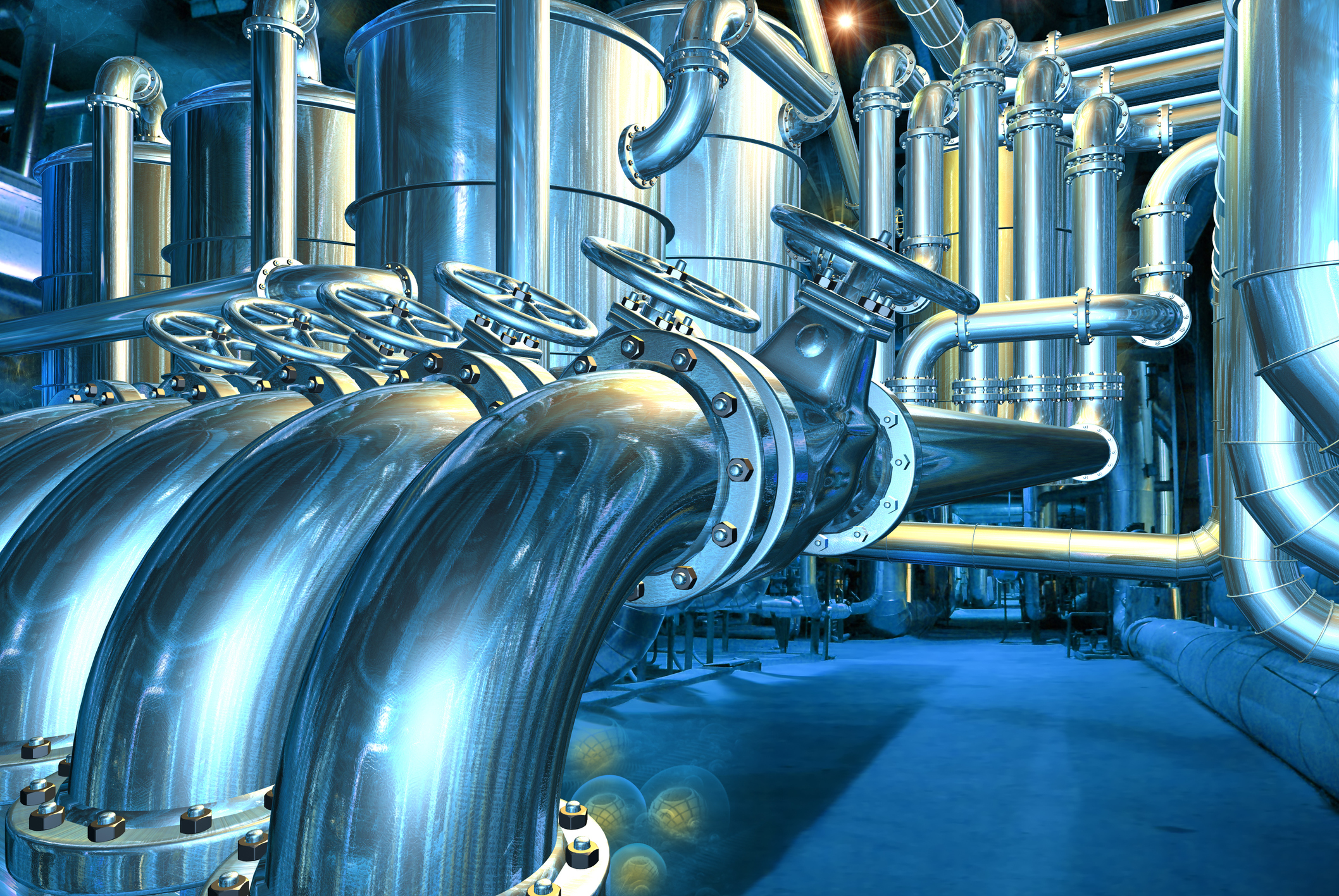 pipes and valves