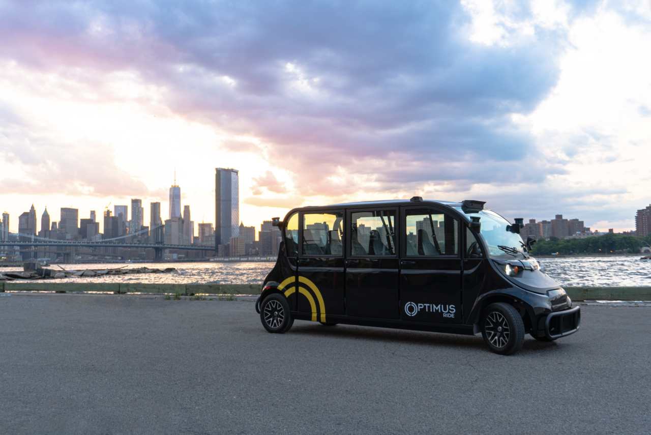 Optimus Ride self-driving vehicle, courtesy of Optimus Ride