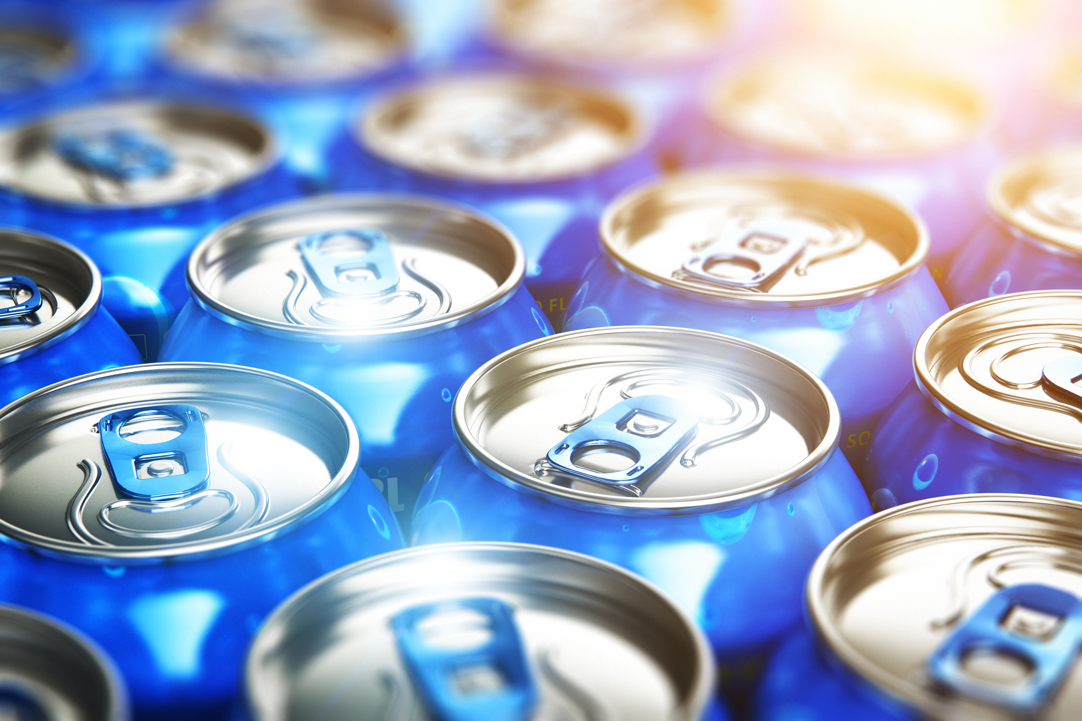 Cans of soda.