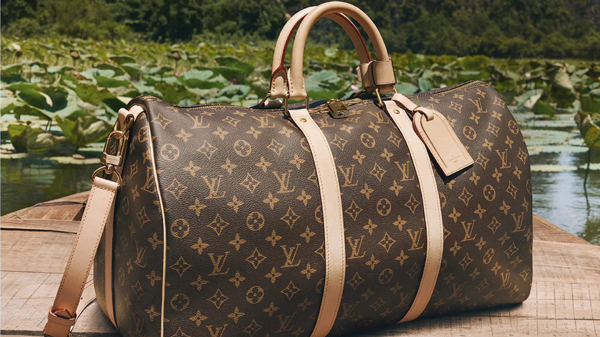 A Louis Vuitton bag.
