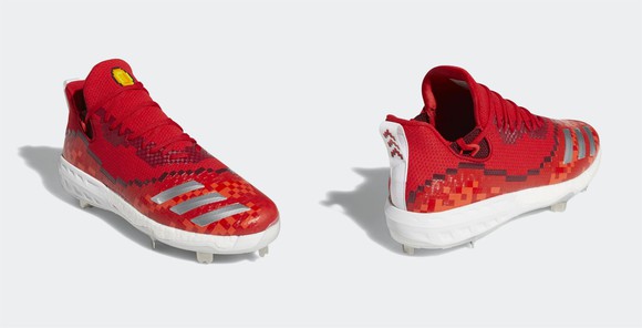 Adidas' Icon V 8-bit shoes.