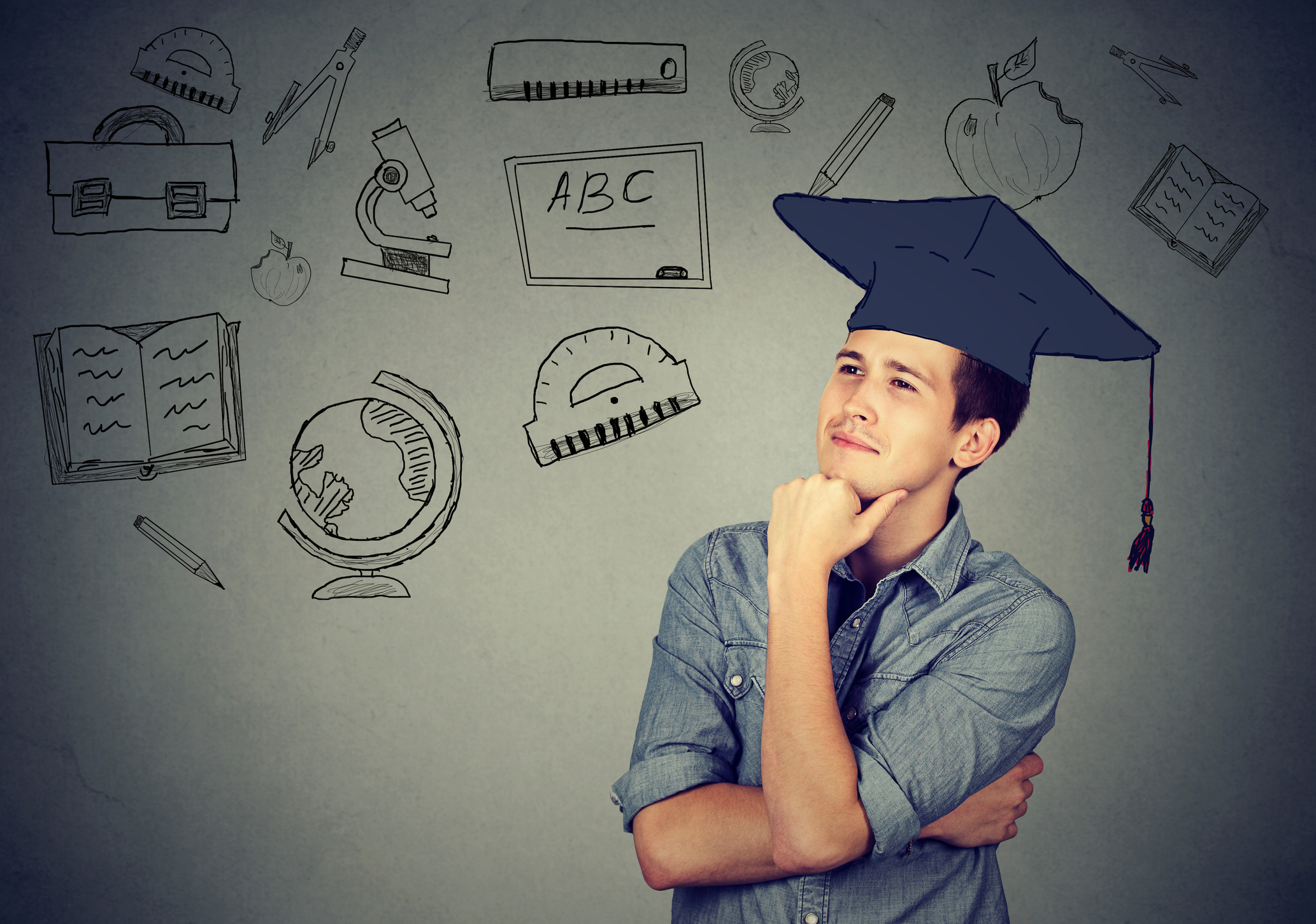 An academic pondering a problem