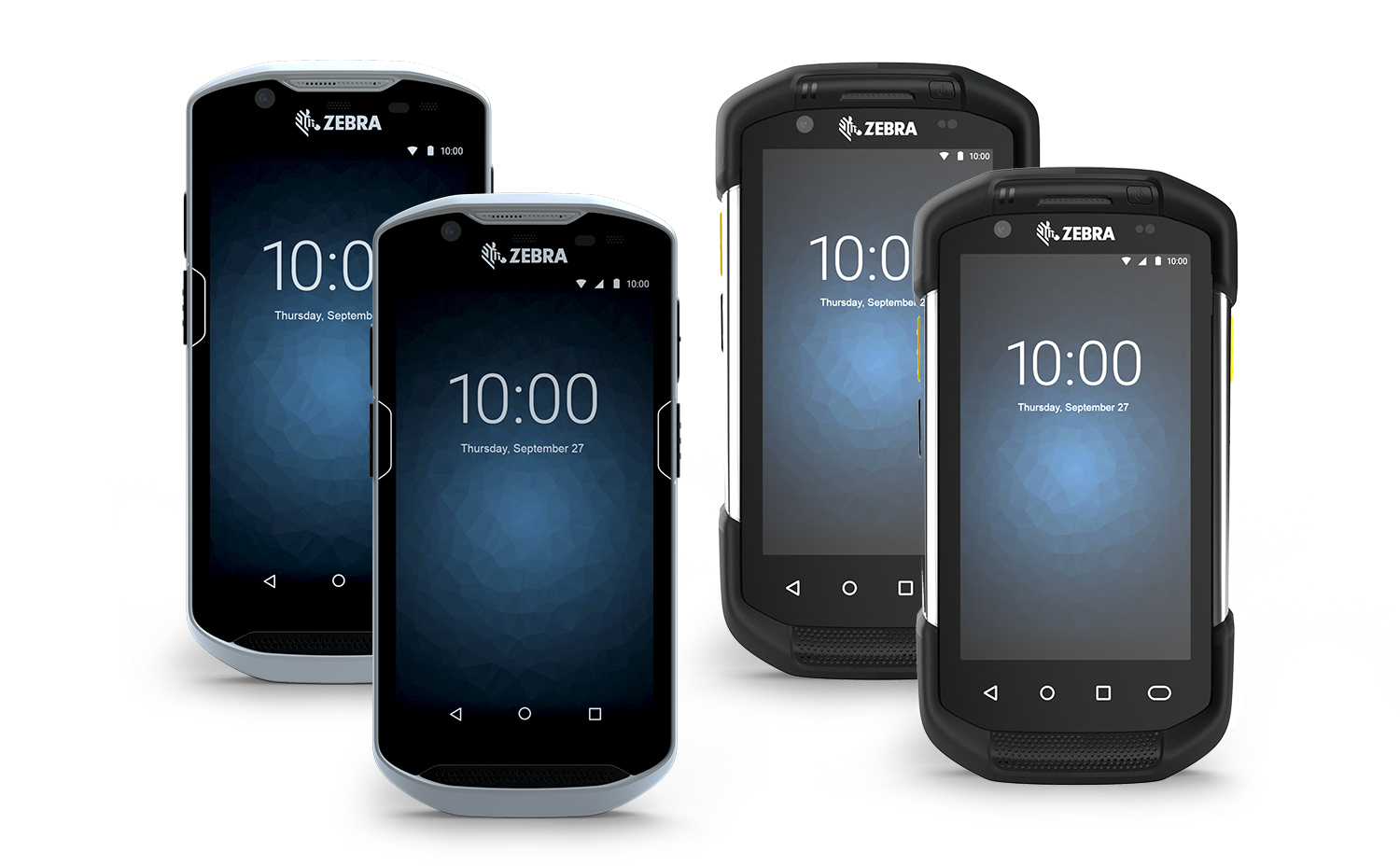 Zebra's latest range of mobile computers, namely the TC52, TC 57, TC 72, and TC 77.