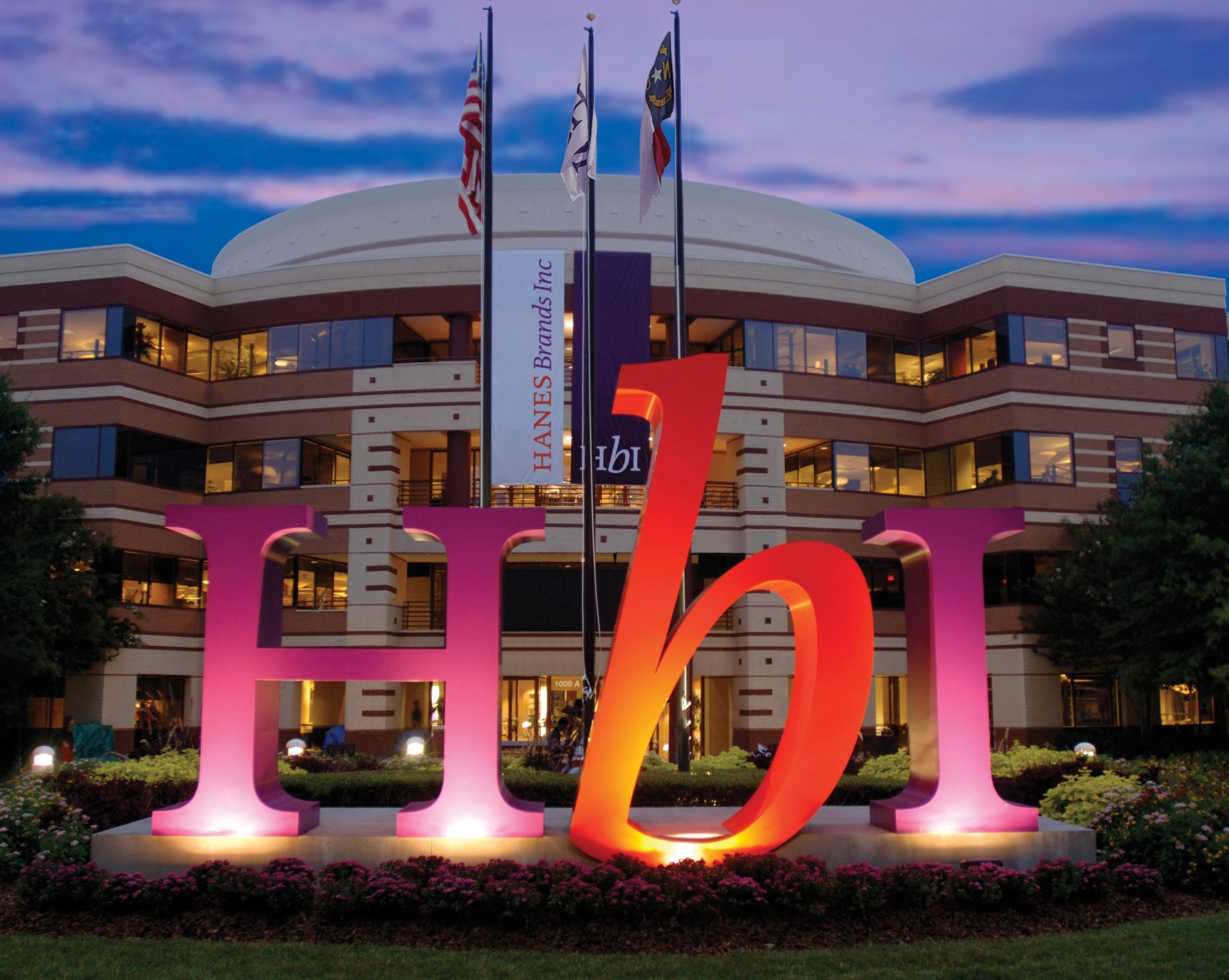 A Hanesbrands facility.