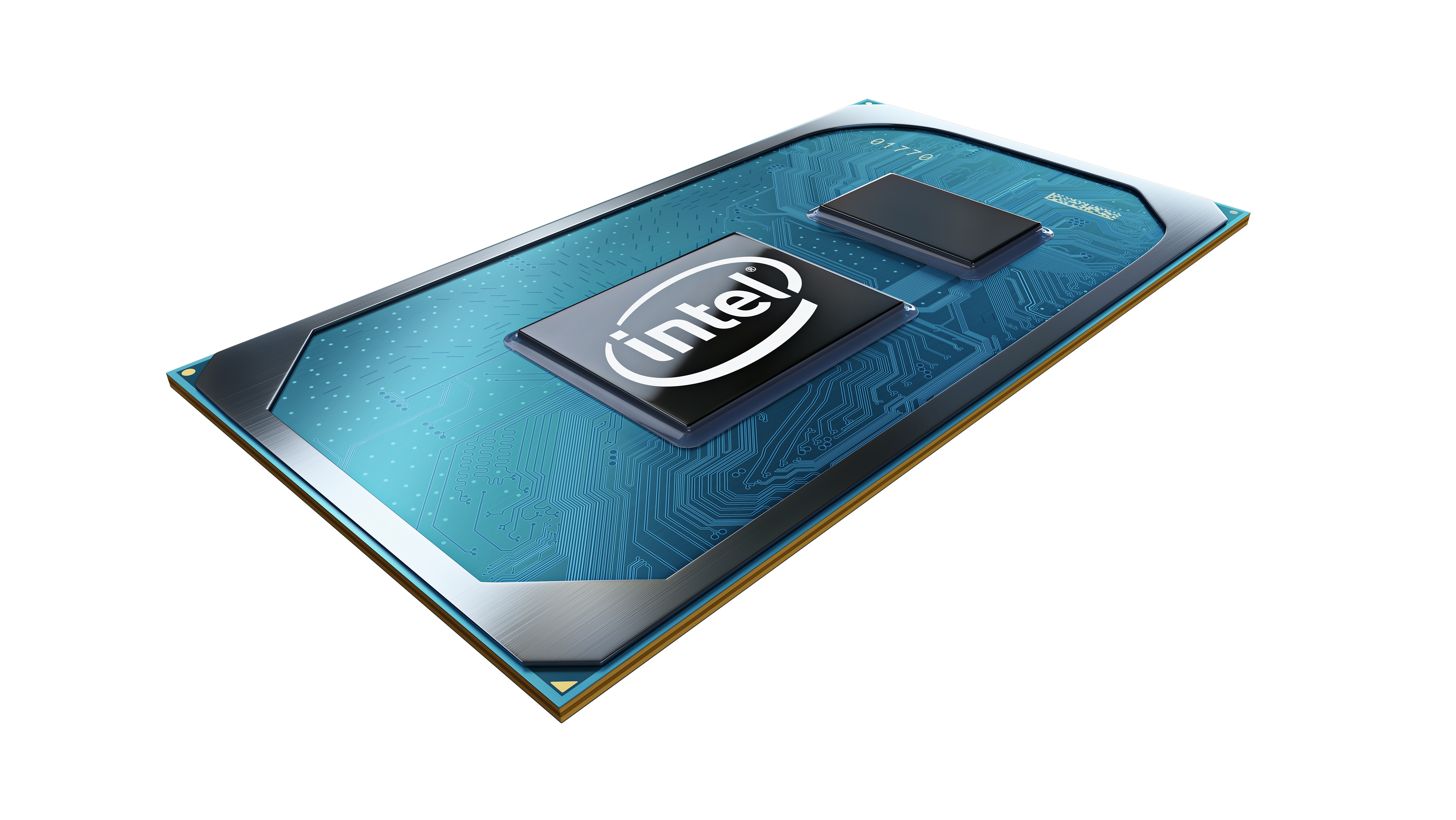 An Intel Tiger Lake chip.