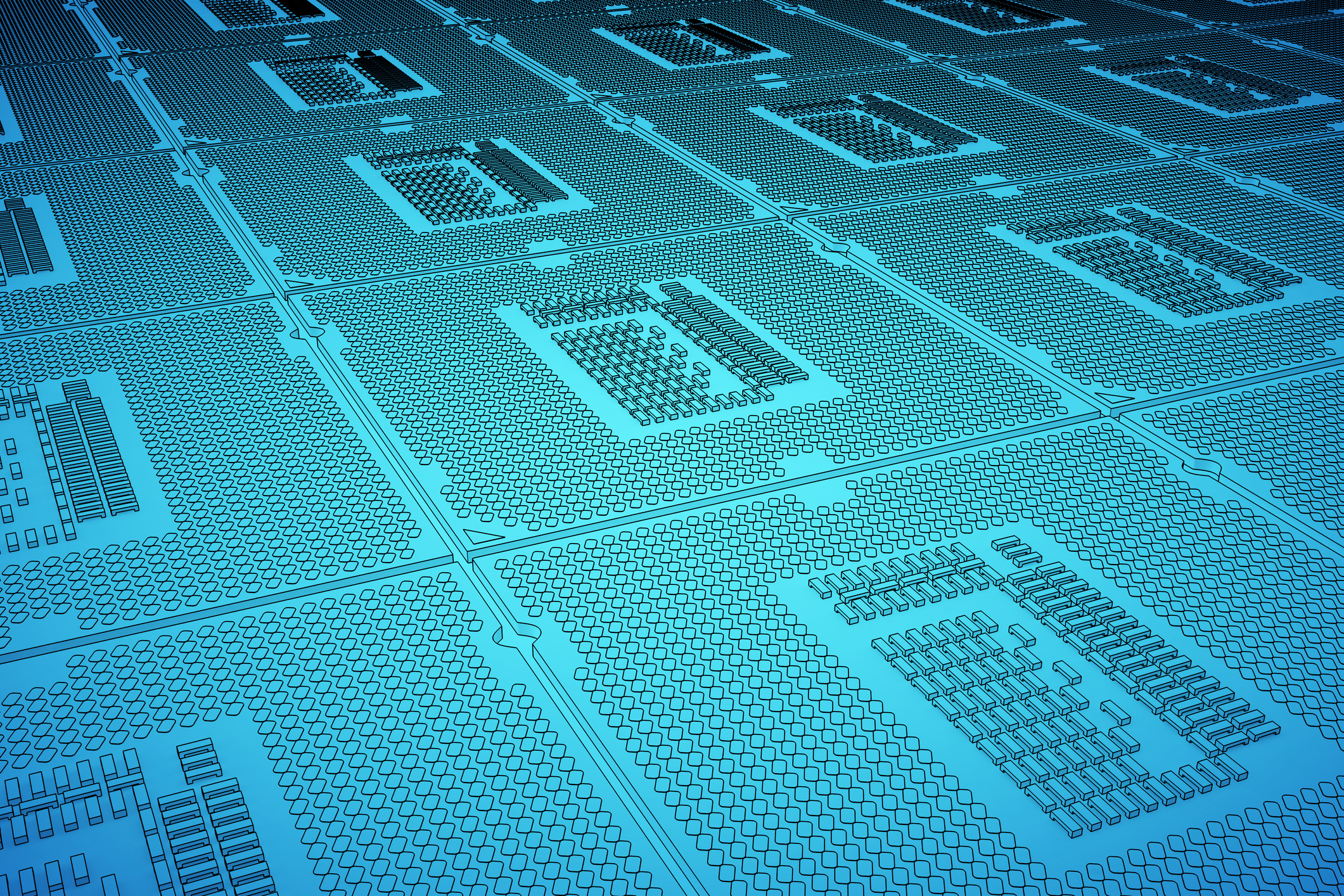 An illustration of semiconductors.