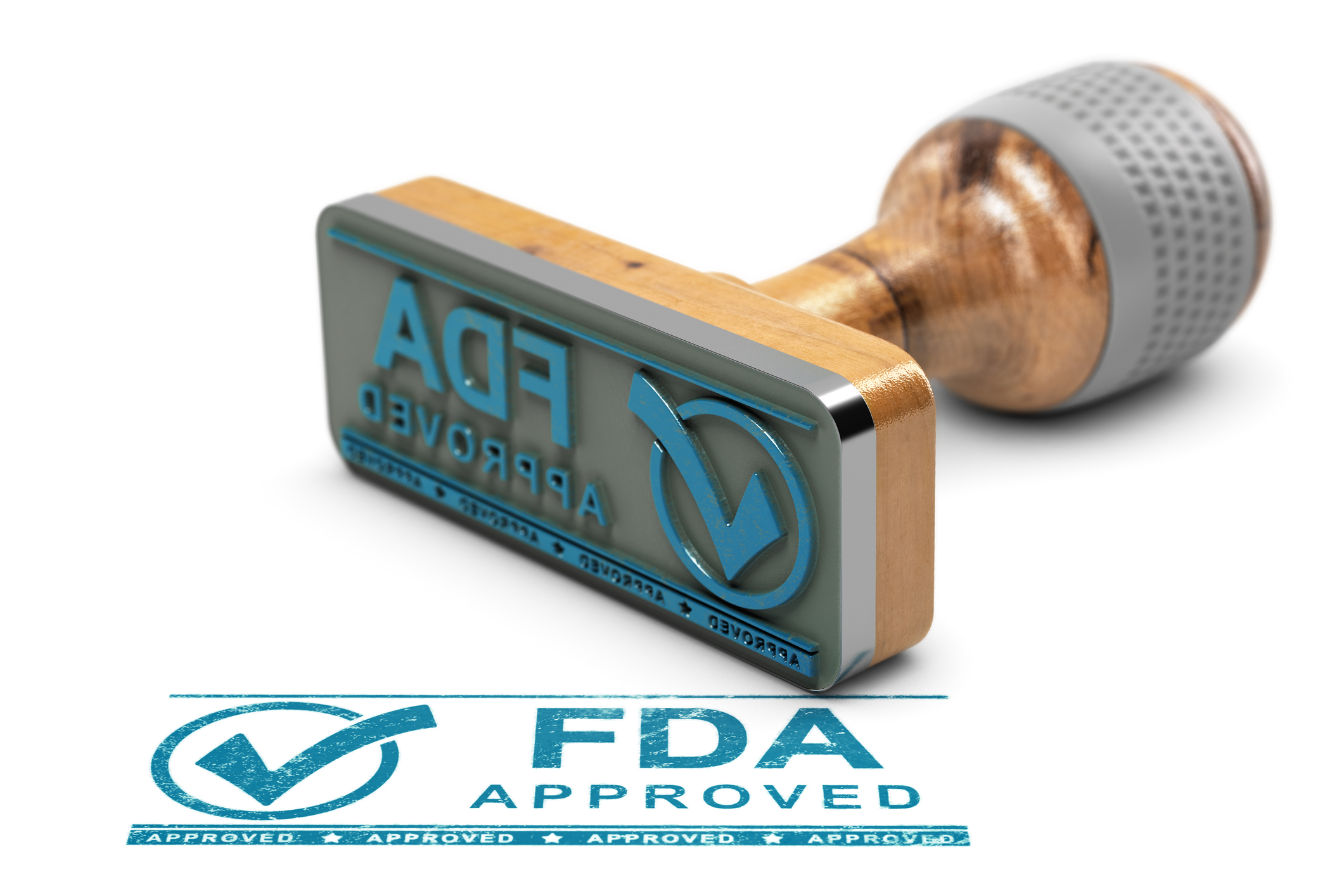 An FDA rubber stamp of approval.