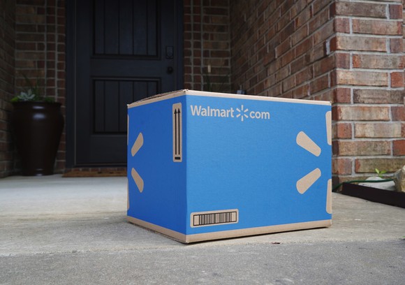 A Walmart box.