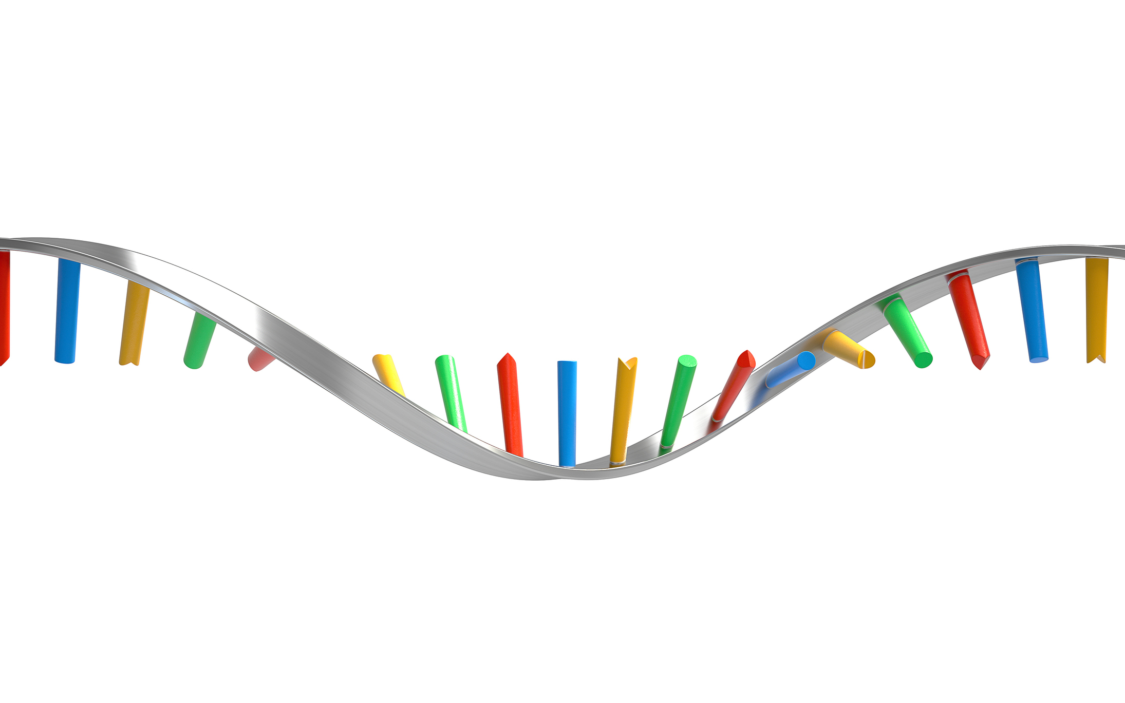 Representation of an RNA molecule.