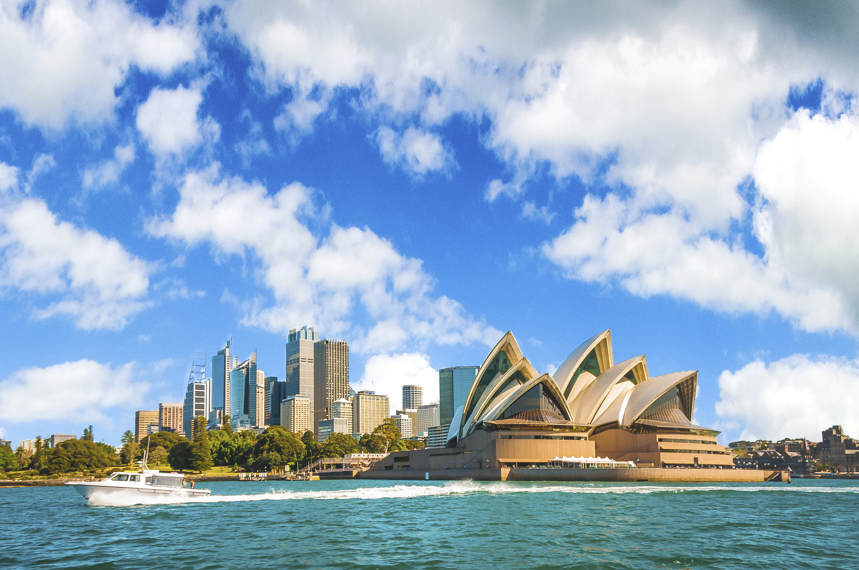 Sydney Australia from the water.