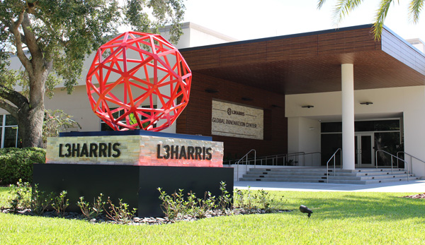 Exterior of L3Harris' headquarters building.
