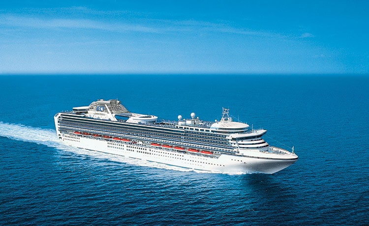 Royal Caribbean's Diamond Princess cruise ship