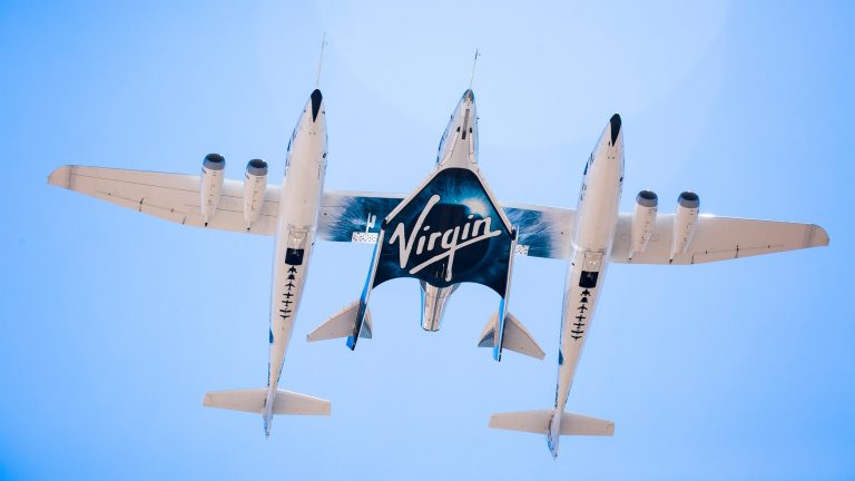 Virgin Galactic's Eve space craft hitching a ride into orbit.