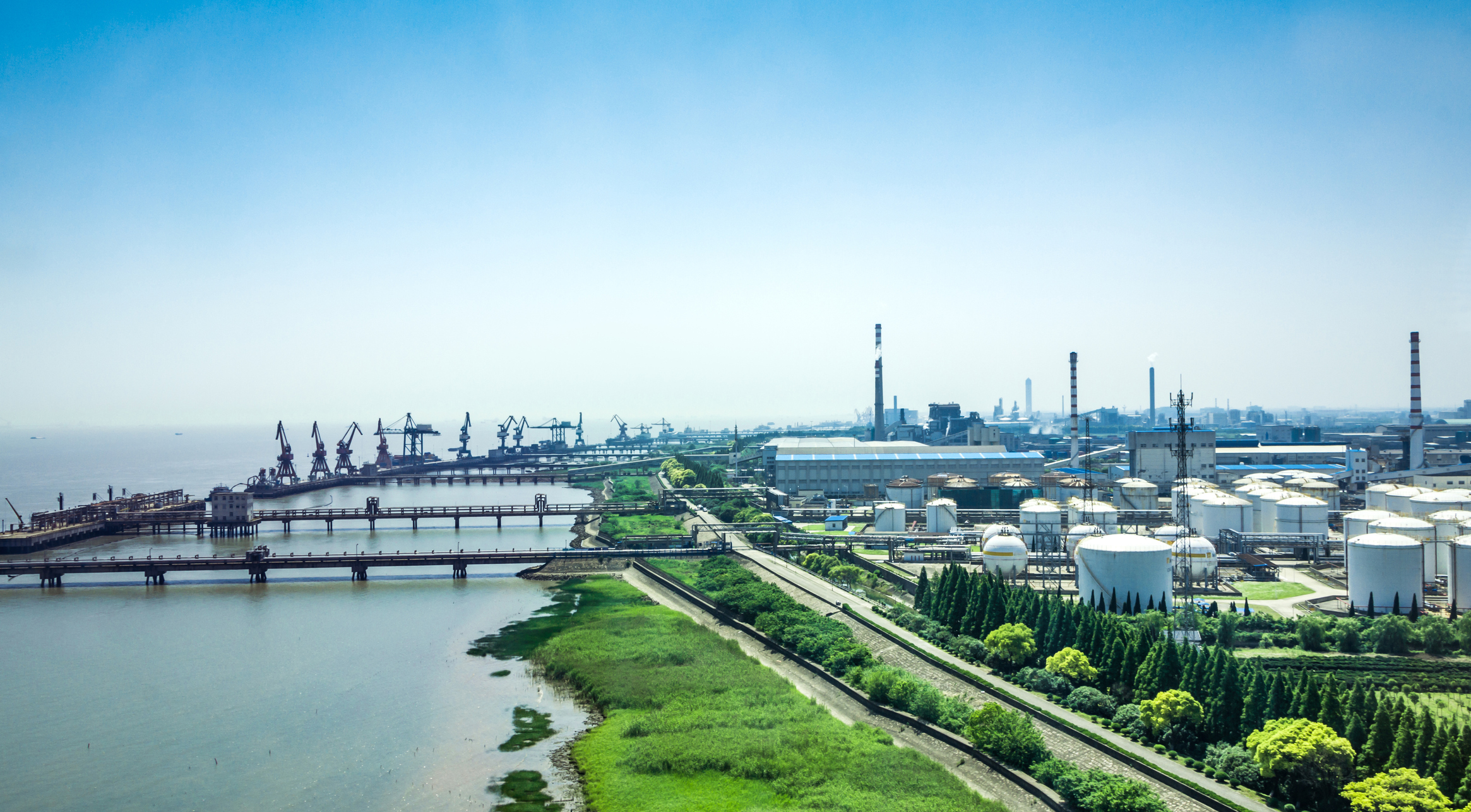 an LNG export facility,