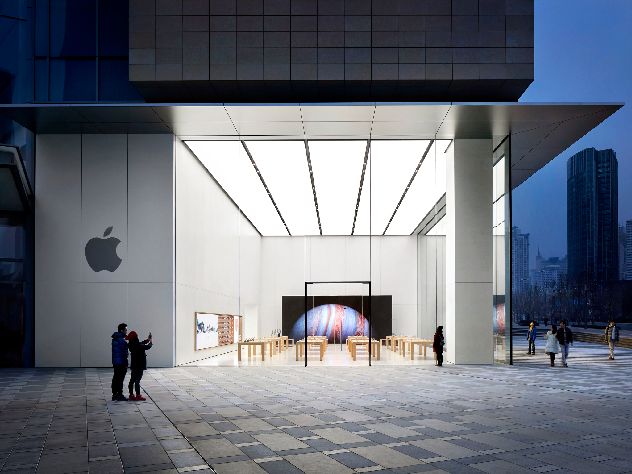 Apple Store in Qingdao China.