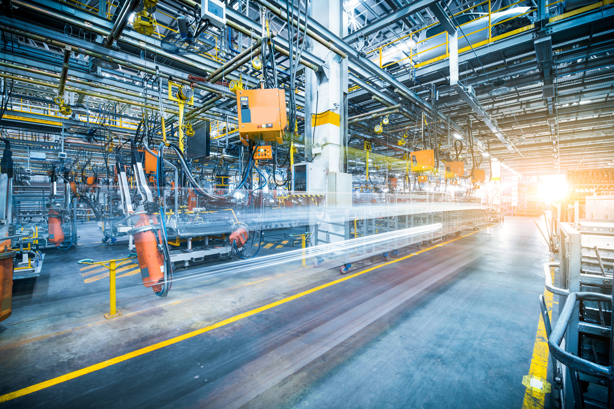 Image shows a manufacturing unit in China