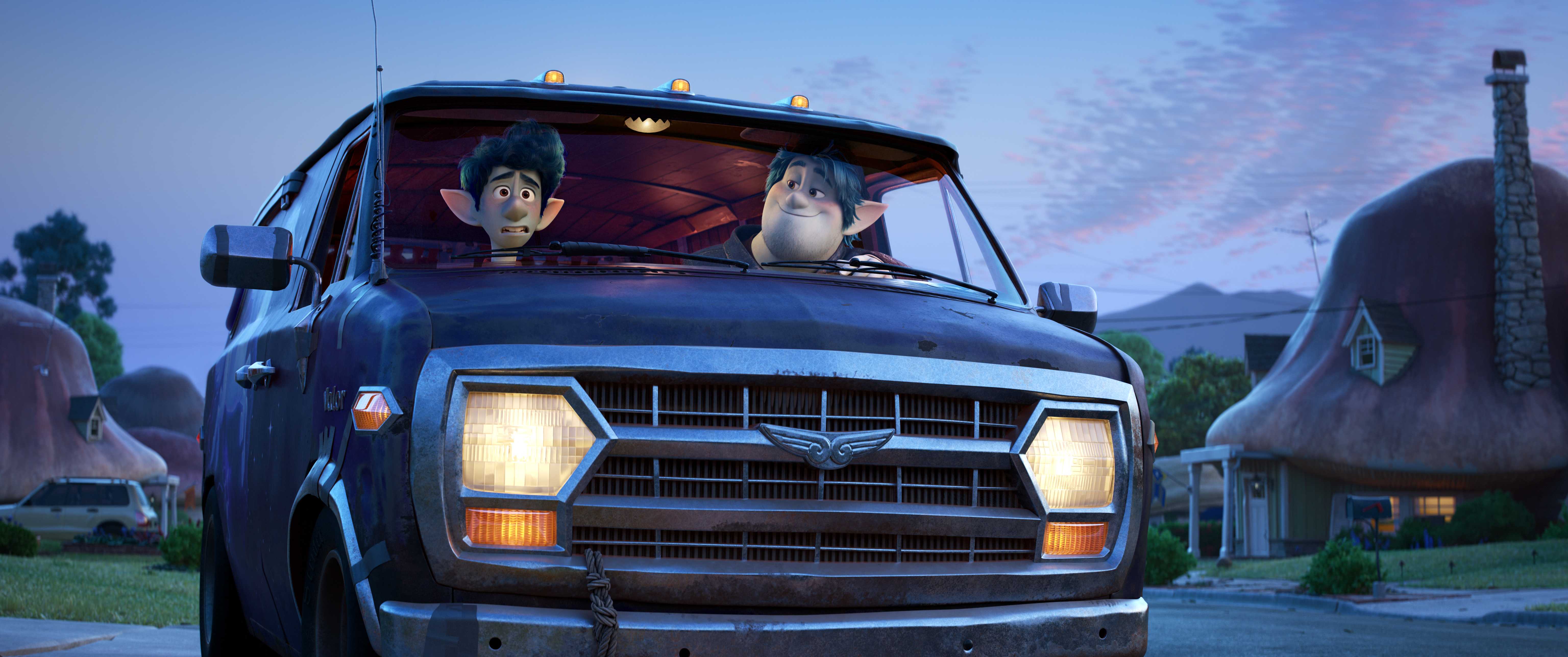A scene from Disney's Onward.