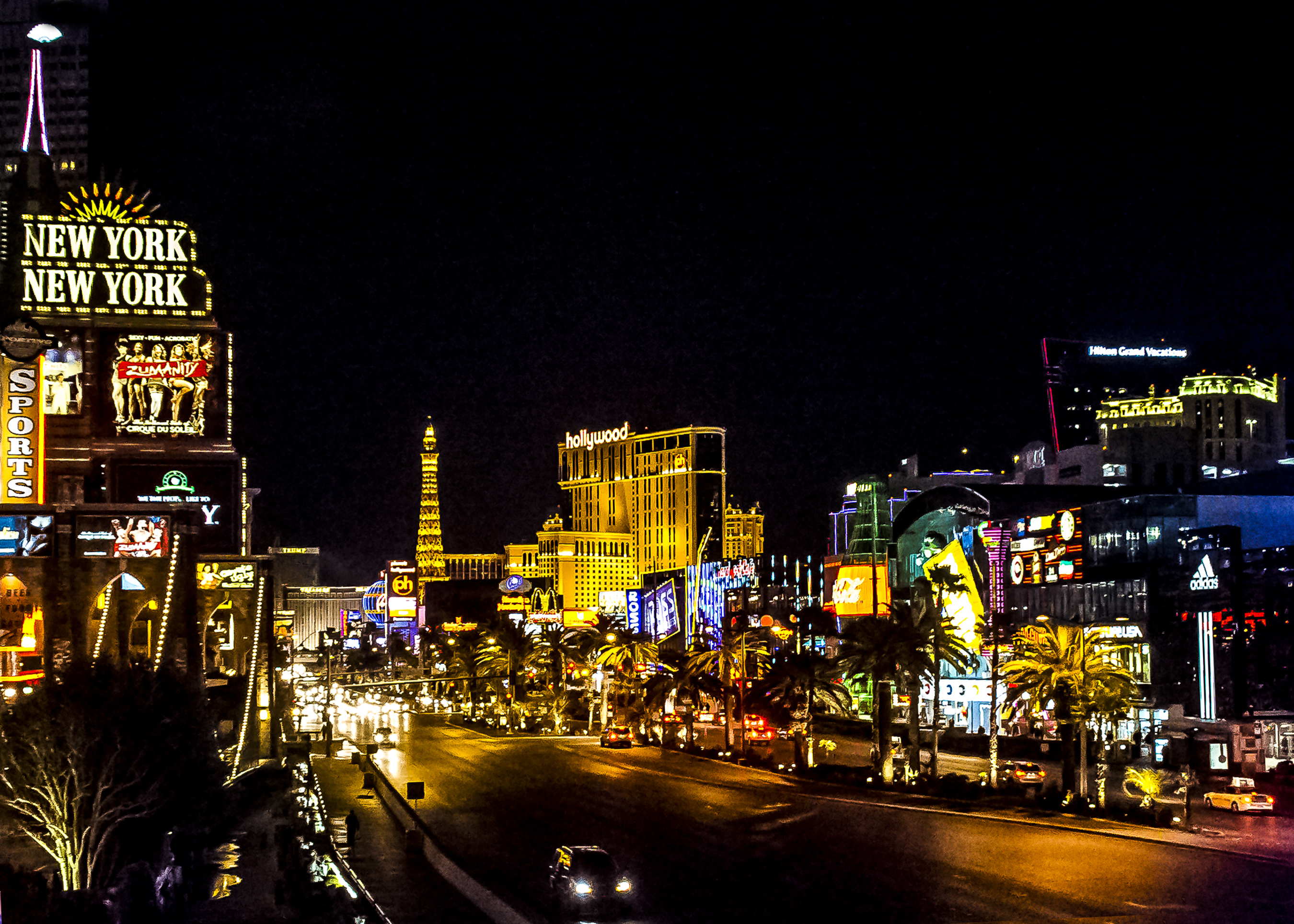 Las Vegas Strip at night