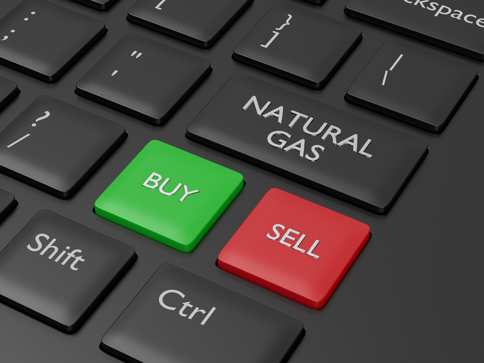 Getty Natural Gas Keyboard