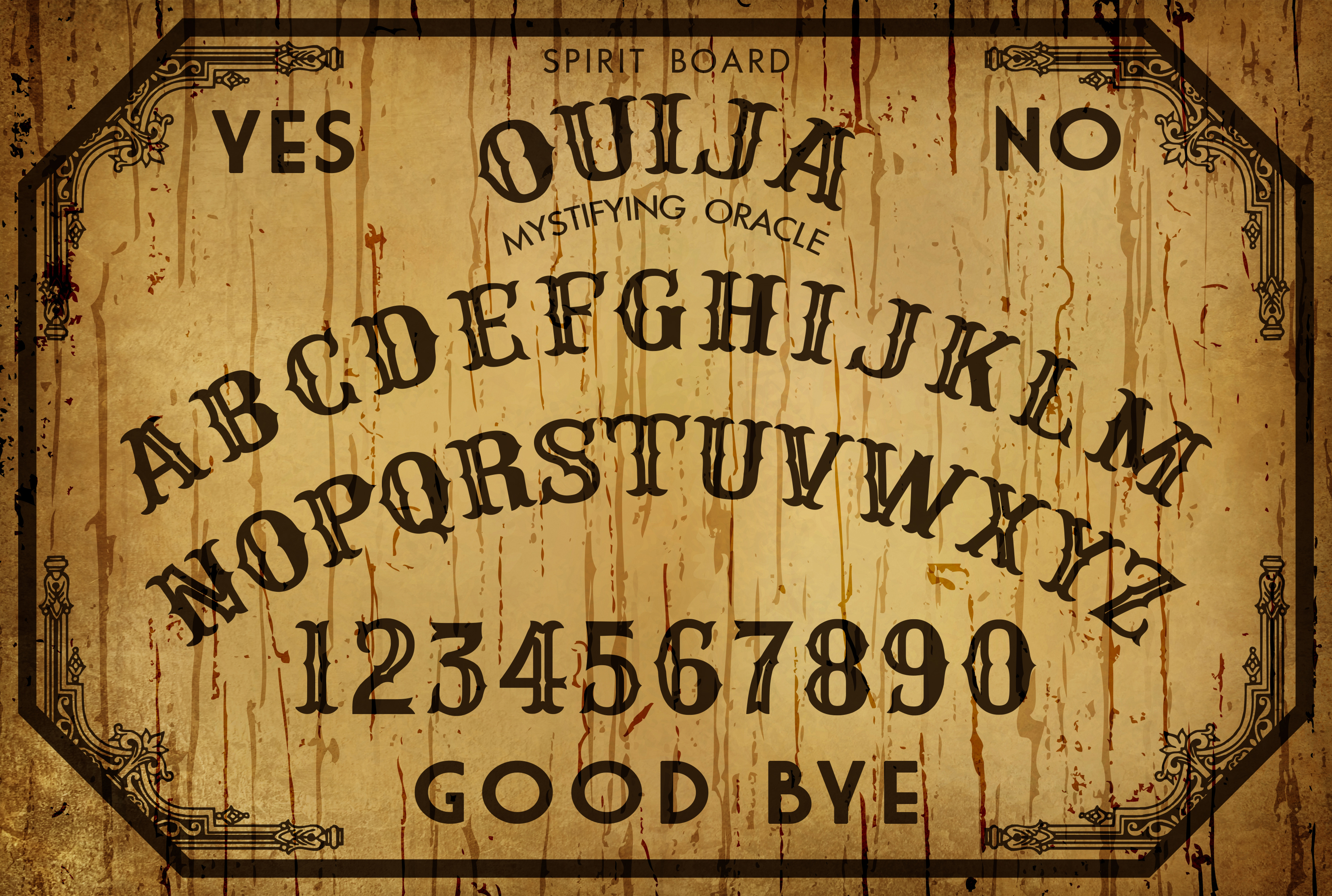 A Ouija board.
