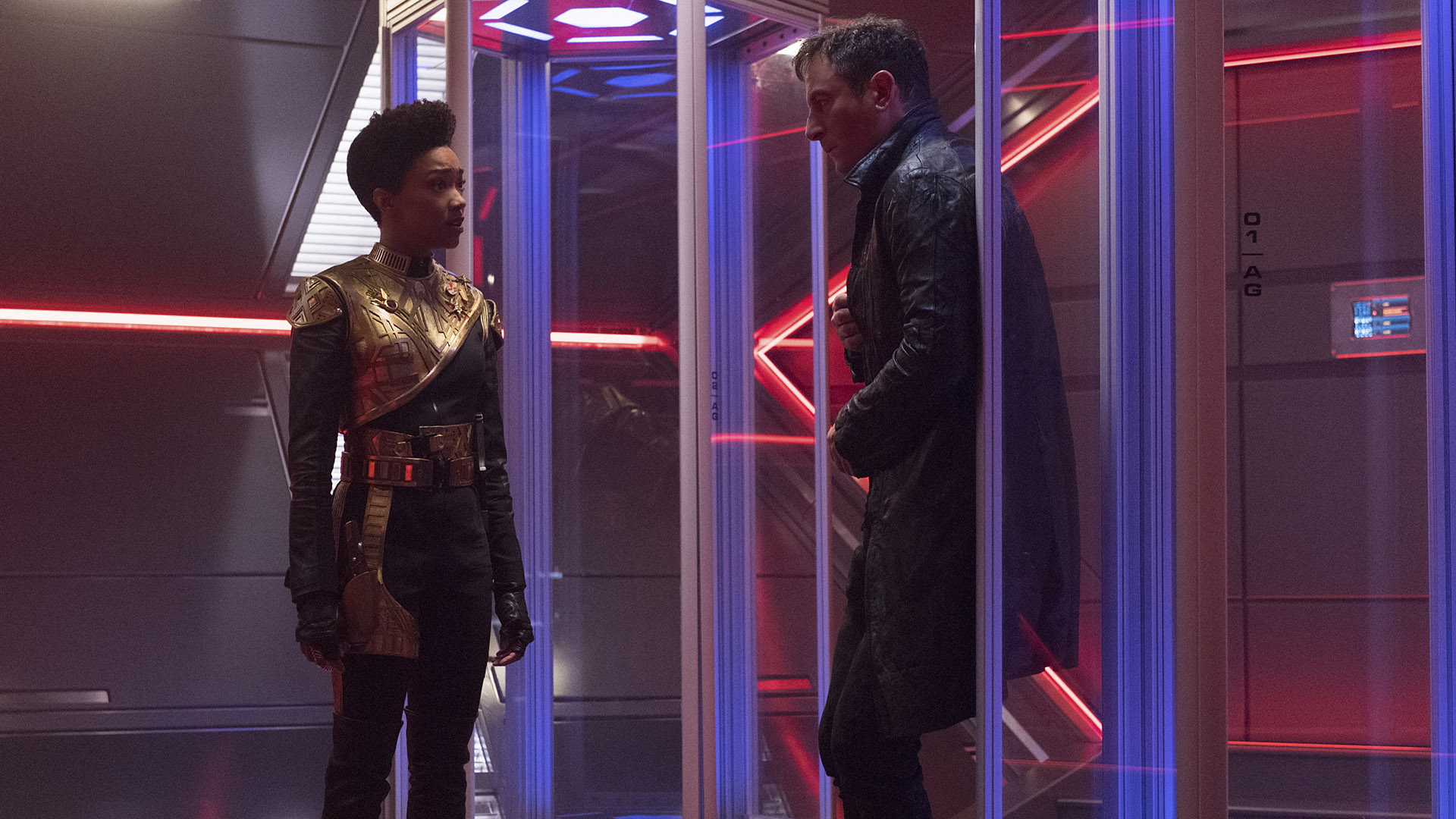 A scene from the TV show Star Trek: Discovery.