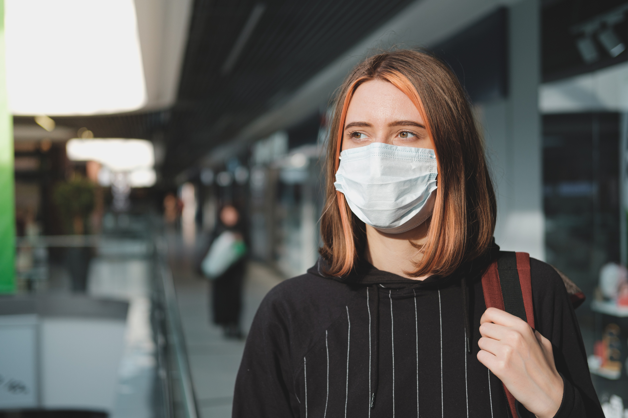 shopping mall retail mask getty