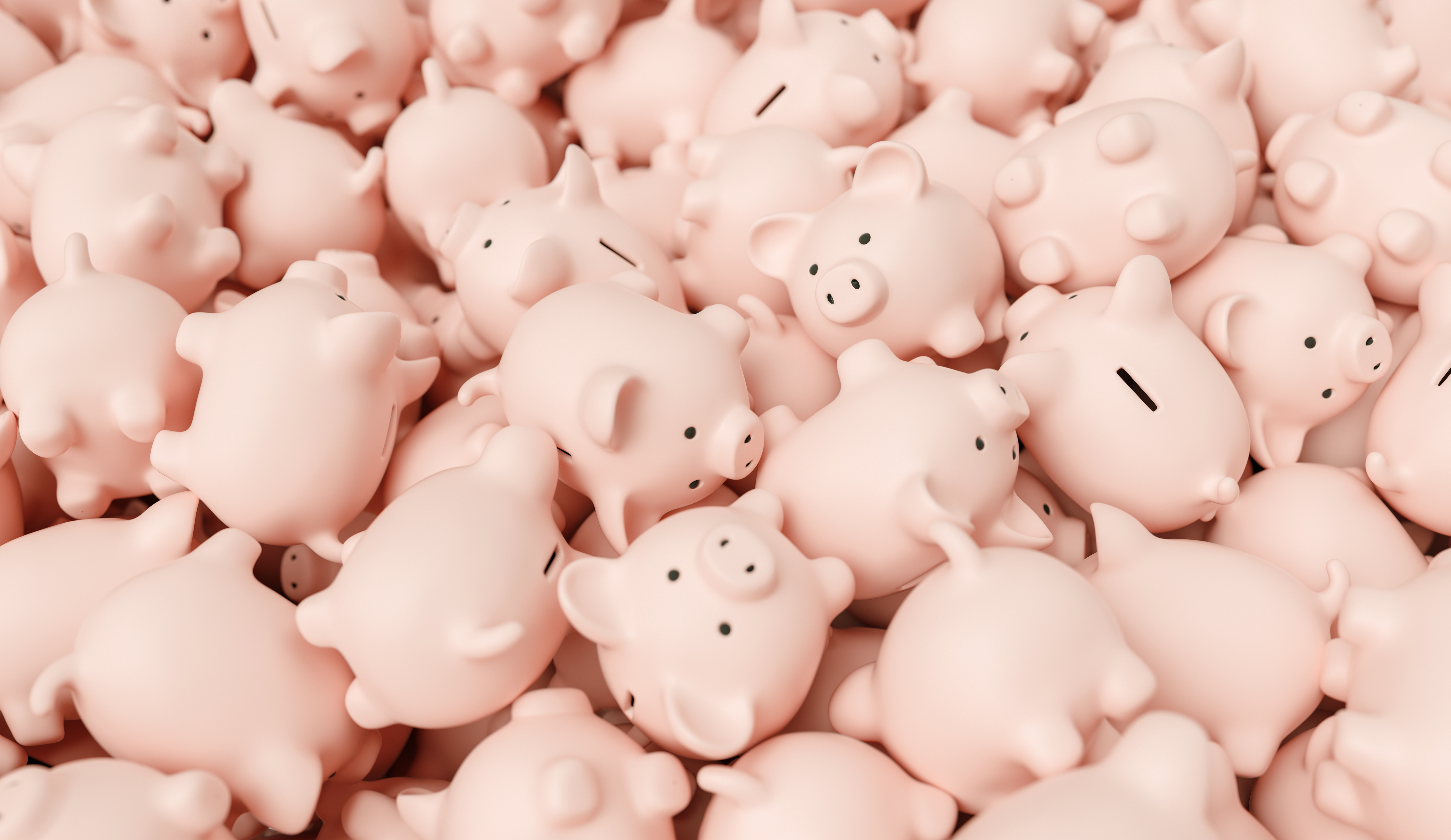 Piggy banks.
