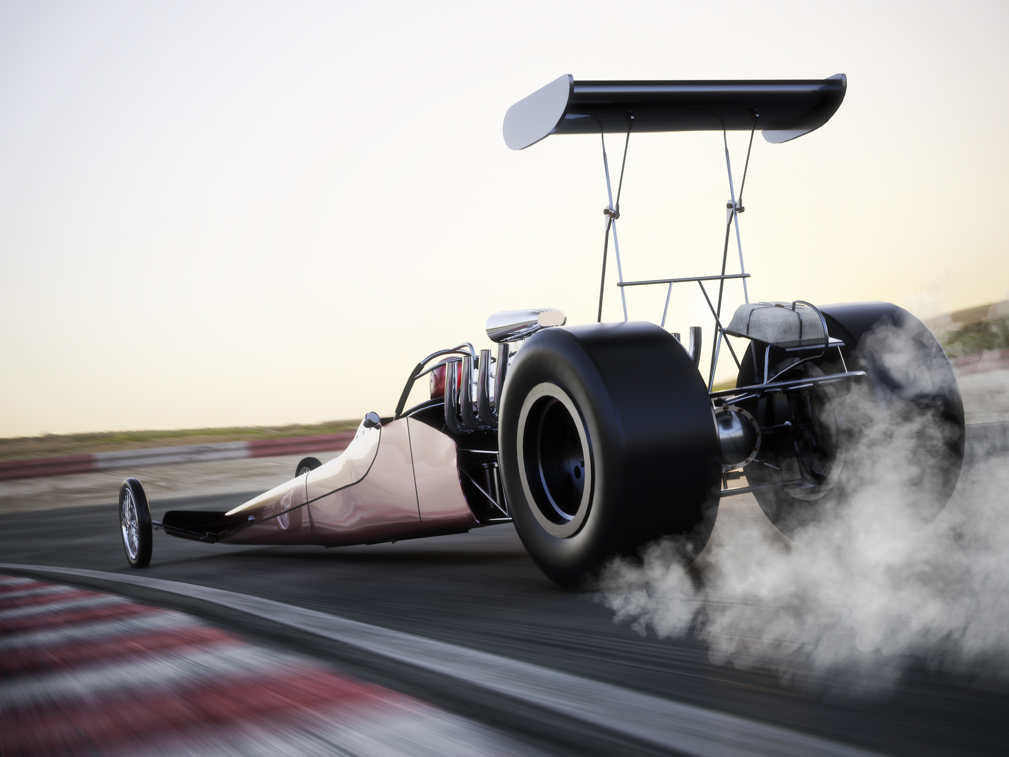 Drag racing car
