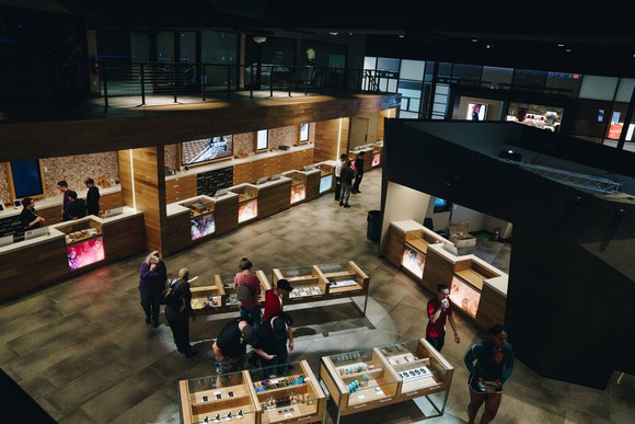 Inside of Planet 13's dispensary