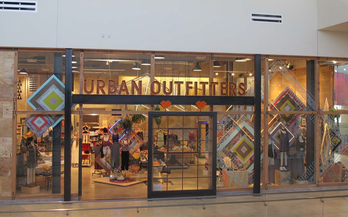 The front of an Urban Outfitters store