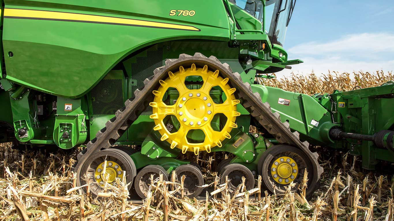 A brand new combine harvester.