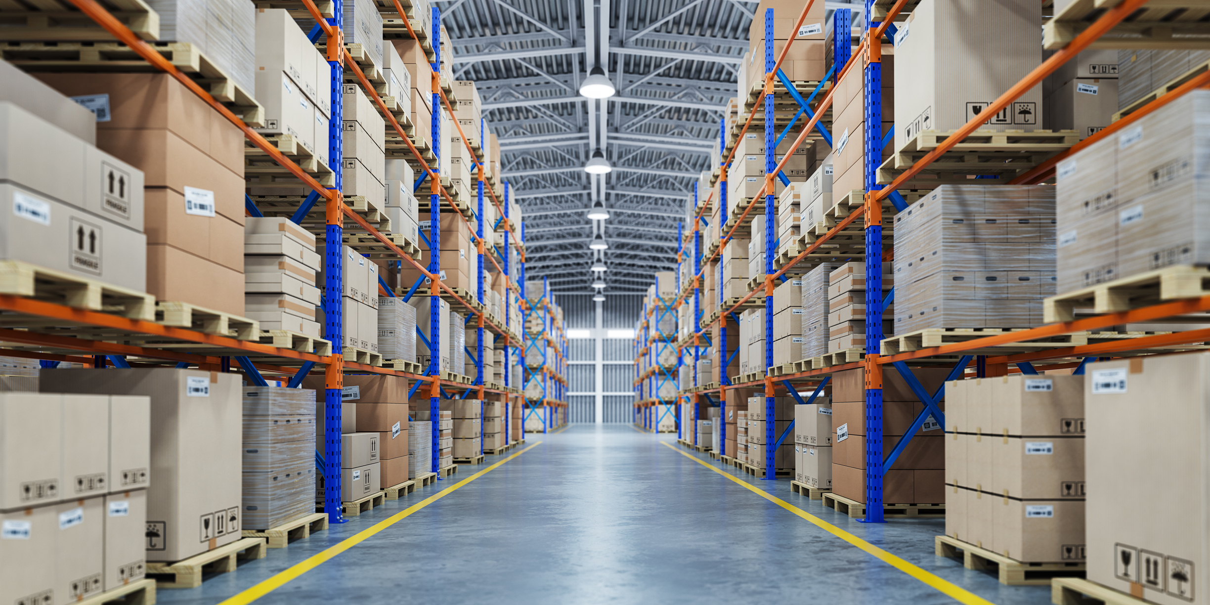 An industrial warehouse.