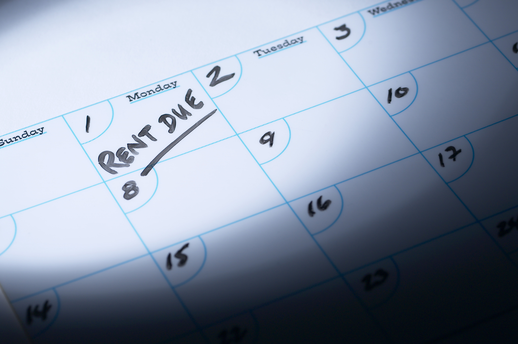 rent calendar getty