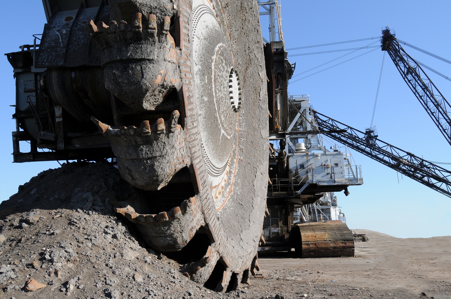Oil sands processing equipment.