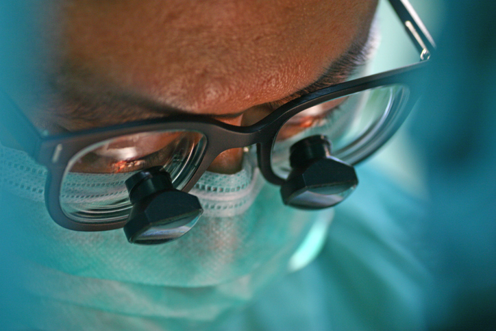 Surgeon at work
