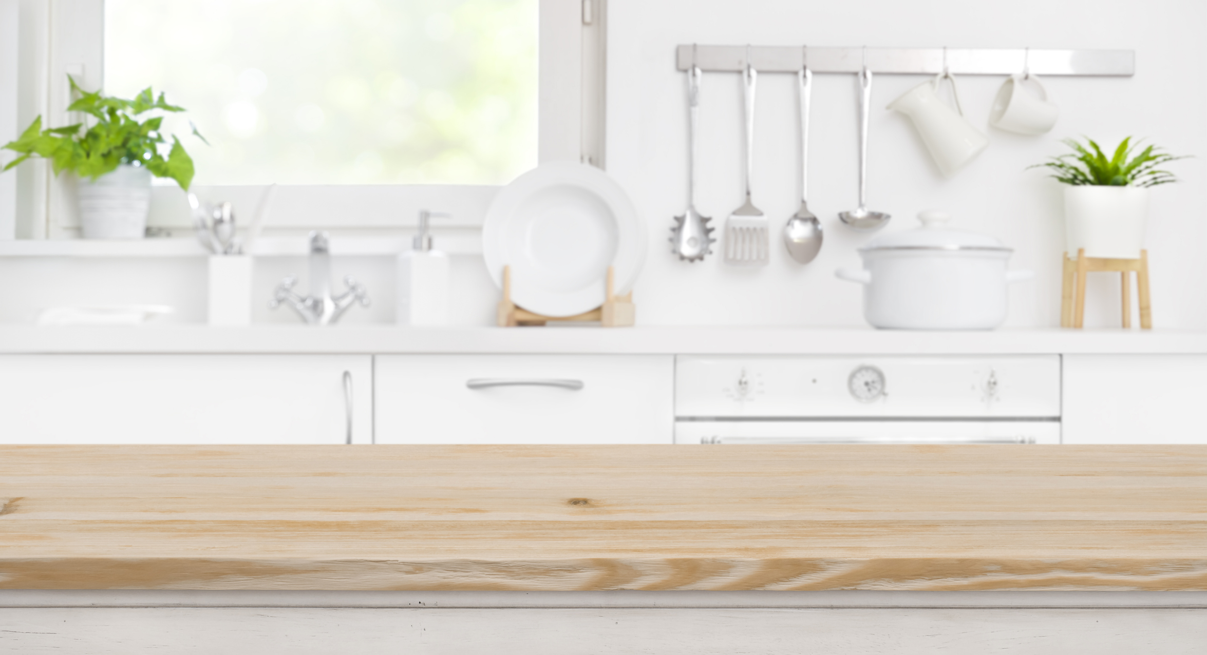 Kitchen counter.