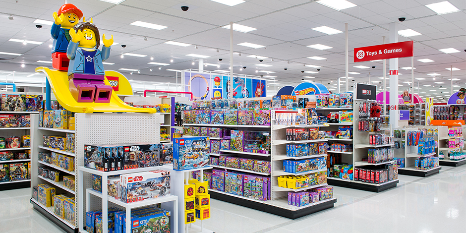 The toy section at a Target store